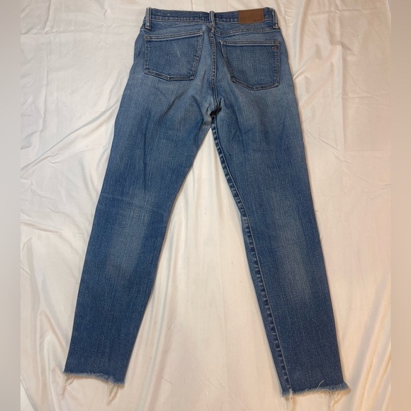 Madewell 9” High Riser Skinny Skinny Distressed Womens Jeans Size 26 - Picture 7 of 12